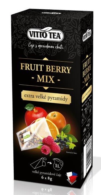 EXTRA VELKÉ PYRAMIDY FRUIT BERRY MIX